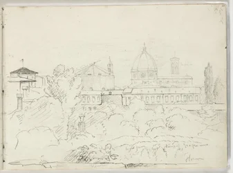 Florenz mit Ansichten des Doms und Campanile, 1831